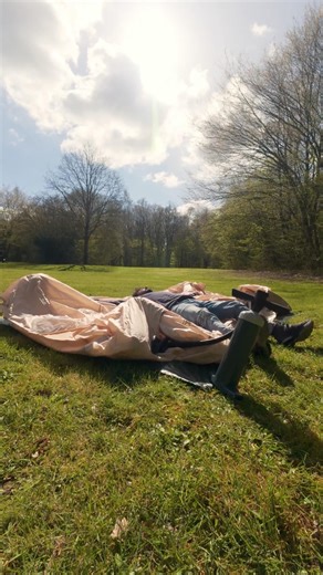 🏕️ So tired from setting up camp but it was worth it #shorts