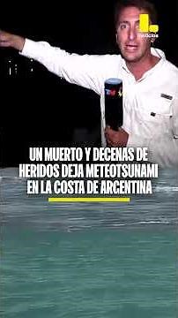 🌊🚨 Impactante fenómeno natural en Argentina deja un muerto y al menos 35 heridos