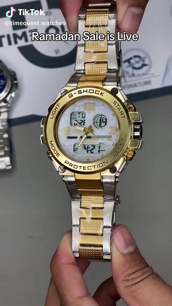 Dual Time Chain Watch - Ramadan Sale Now Live