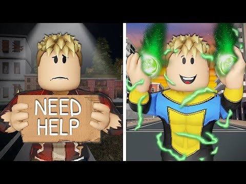 Homeless To Superhero! A Roblox Movie!