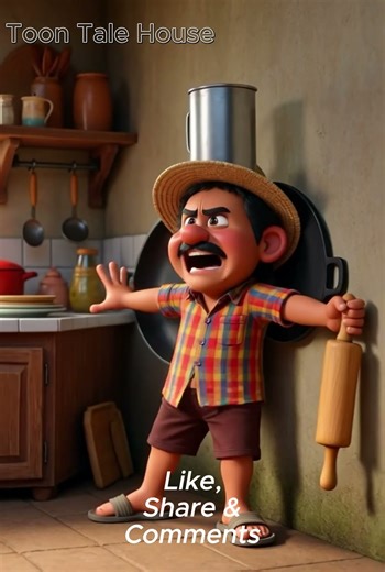 Chacha Laloo Aur Super Magnet Ka Hungama! 🧲🍳😂 | Funny Village Cartoon