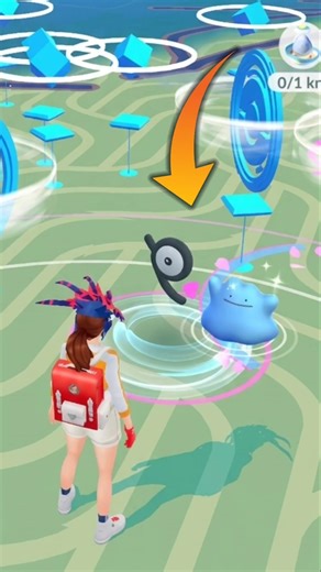 Found This Strange Pokémon in Specific Area! #shorts #shiny #unown #ultragoo #catch #rare #pokemon