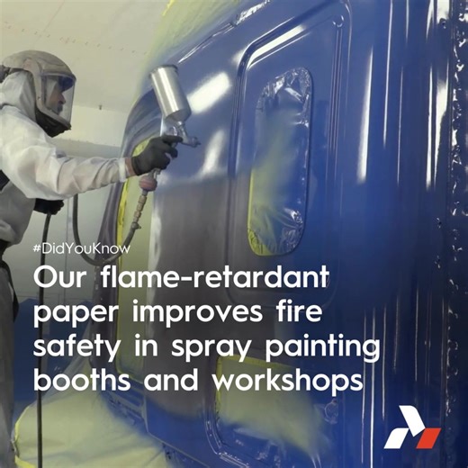 🔥 Ahlstrom’s new flame-retardant paper for safer spray painting booths and workshops Ahlstrom introduces a new flame-retardant paper enhanced with Flame-Gard™ technology — developed to meet the demanding safety and durability needs of spray painting booths and industrial workshops. “Increasing safety standards and awareness in industrial settings have created a strong demand for flame-retardant materials that perform reliably under pressure,” says Eva Thunholm, Vice President, Technical Materia