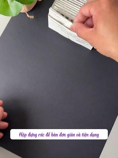 Hộp Đựng Rác Để Bàn Đơn Giản và Tiện Dụng