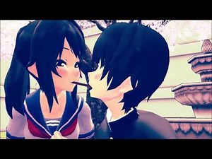 [MMD] - Pocky Game - Yandere-chan x Senpai