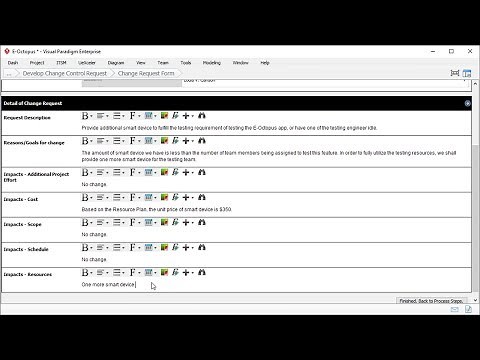 Change Control Request Template - Project Management