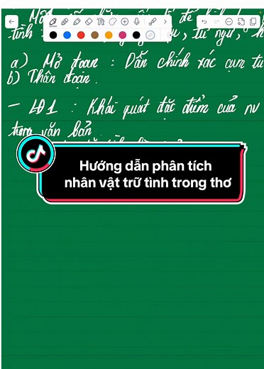 Hướng dẫn phân tích nhân vật trữ tình trong thơ