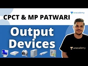 Computer for MP Patwari & CPCT | Basics of Computer | Computer Output devices | Pramod Rana