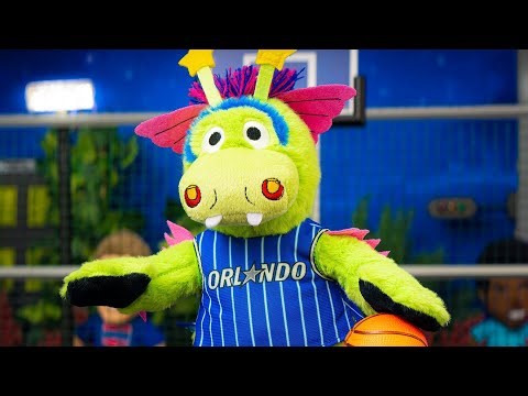 Bleacher Creatures Orlando Magic Stuff the Magic Dragon 10” Plush Figure
