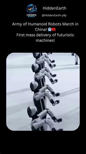 Army of Humanoid Robots March in China! 🤖🇨🇳