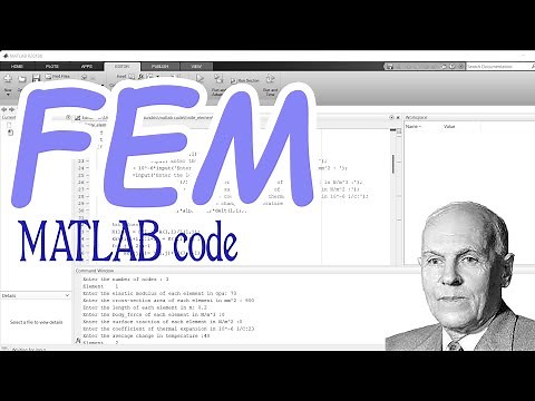 Finite Element Analysis Example: Analyzing a rod with MATLAB