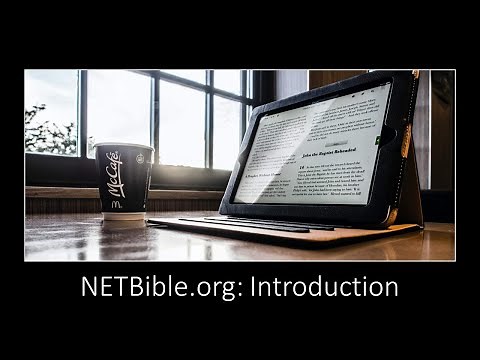 NET Bible 1: Introduction