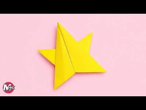 ► How to make a 5 PEAK PAPER STAR 😍⭐