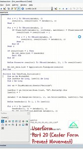 USERFORM (PART 20-CENTER FORM/PREVENT MOVEMENT) #excelbyromeocostillas #excel #exceltagalog #exceintheworkplace #excelpinoy #exceltips #exceltricks #excelvba #fblifestylechallenge #fblifestyletyle | MS Excel Tutorial by RCostillas
