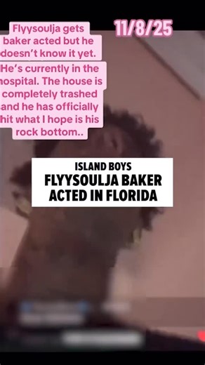 Homestead | Florida City on Instagram: "ISLAND BOY BAKER ACTED Flyysoulja (aka Alex Venegas) of the Island Boys was detained by authorities over the weekend for a mental health evaluation. Via TMZ #homesteadsocial"
