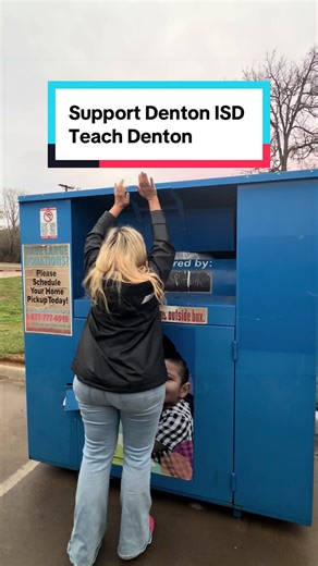 Cleaning out the closet? Don’t throw it away… donate it. Today I dropped off a few bags at an Arms of Hope bin here in Denton, and those donations actually help fund Teach Denton scholarships for Denton ISD students. My daughter Madison was a recipient of this scholarship when she graduated, so this program is really special to our family. You can find donation bins at many Denton ISD schools, and they’ll even schedule a pickup for larger items. A simple donation can help a student’s future. 💙 
