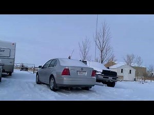 Straight Piped VW Jetta ALH TDI Cold Start -35