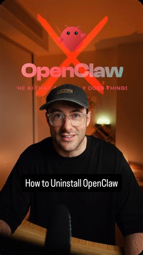 Comment “Uninstall” and I’ll send you the full step-by-step guide. Whether you’re on Mac, Windows, Linux or AWS Cloud… this covers exactly how to remove OpenClaw cleanly from your device in about 2 minutes. No leftover files. No background services still running. No surprise AWS charges. | Adam Stewart Marketing