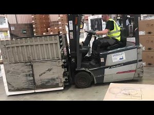 Forklift With Clamps Training