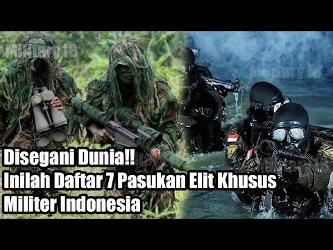 Respected by the World!! Here's a List of 7 Elite Special Forces of the Indonesian Military