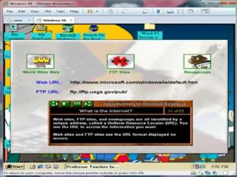 Professor Teaches Internet Explorer 5.5 - Chapter 1, Part 1