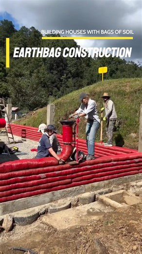 Earthbag Construction#earthbagconstruction#earthbagbuilding#ecobuilding