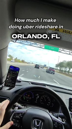 Mis ingresos en Uber Rideshare en Orlando, FL