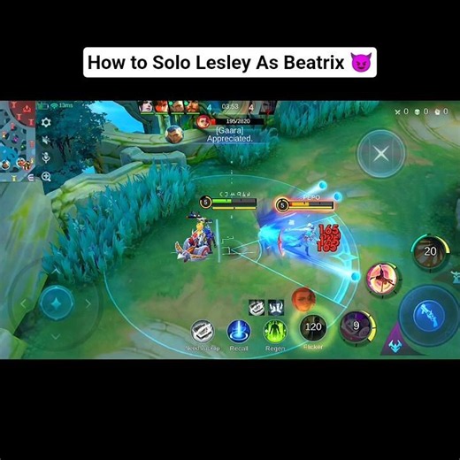 How to Counter Lesley With Beatrix 😈 #mobilelegends #beatrix #lesley