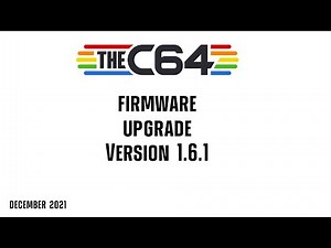 DEC 2021 C64 Mini TheC64 TheVIC20 Firmware Upgrade 1.6.1