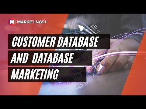 Customer Database & Database Marketing - Meaning, Advantages, Challenges and Examples (mktg 100)