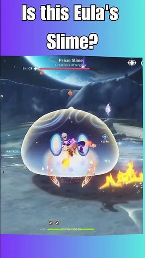 Eula vs Prism Slime #genshinimpact #genshinshorts #genshin