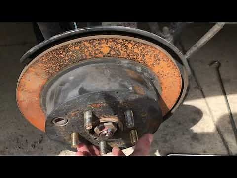 2015 Subaru Forester Rear wheel hub wheel stud replacement