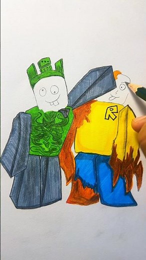 Drawing 1x1x1x1 angry x John doe #drawing #roblox #howtodraw #1x1x1x1 #art
