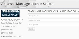 County clerk's office launches online marriage license search