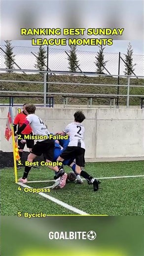 Ranking Best Sunday League Moments #shorts
