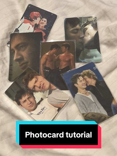 Cómo hacer photocards en casa: edición Heated Rivalry