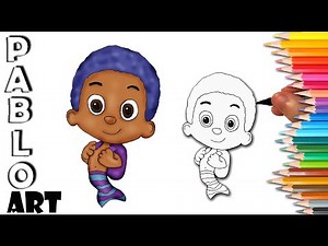 How to Draw Goby Bubble Guppies | Learn to Draw step by step