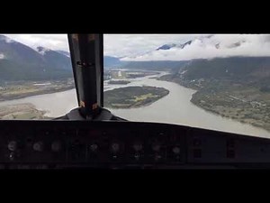 A319 RNP approach at Nyingchi airport, Tibet，China 西藏林芝机场23 RNP进近落地飞行员之眼（中国）Eye of the Chinese pilot