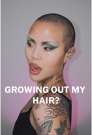 Growing Out My Buzz Cut: Eyeshadow Tutorial Journey