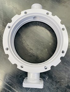 [Hot Item] Industrial Manual Flanged Butterfly Valve with Hand Lever