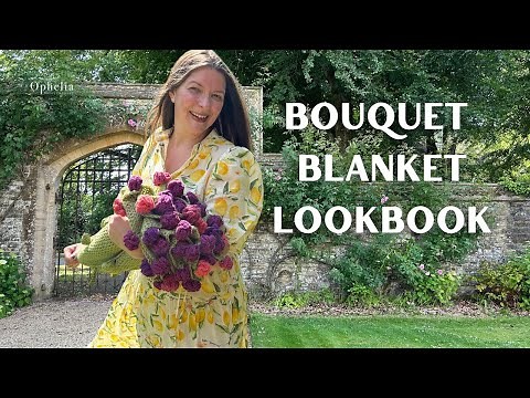 This Is The Crochet Bouquet Blanket // Bouquet Blanket Lookbook 💐