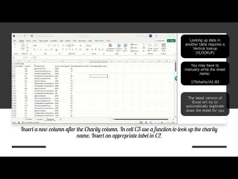 A Level ICT 9626 Practical Spreadsheet Walkthrough Part 2