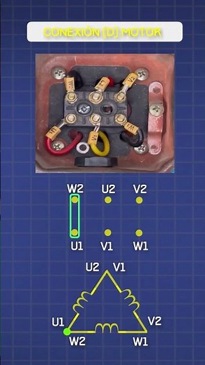 COMO CONECTAR EL MOTOR EN TRIÁNGULO
