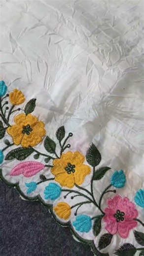 Pure crush saree with intricate embroidery work @1230 free ship, 9080074067