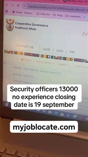 1.6K views · 23 shares | Free Security Training you will receive monthly allowance and a PSIRA Certificate拾 https://myjoblocate.com #JobSeekersSA #JobAdviceSA #Gauteng #securityjobs | SETA Learnerships SA | Facebook