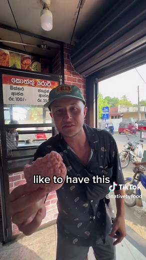 Pink Cookie in Sri Lanka - Delicious Street Snack Experience