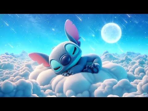 Soft Calm Sleep Music with Stitch 🌛 Serene Piano Music for Fast Sleep and Relaxation 🎹 Sleep Music