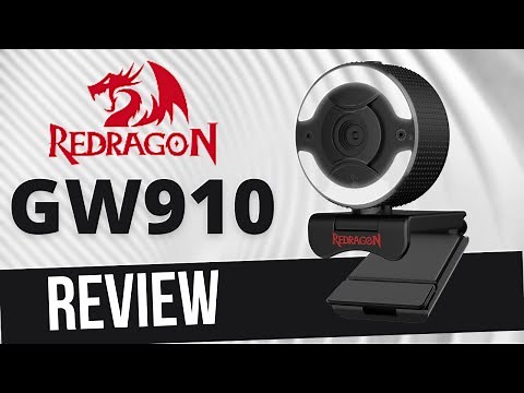 NEW! Redragon OneSHOT GW910 Webcam (Unboxing, Video and Sound Test!)