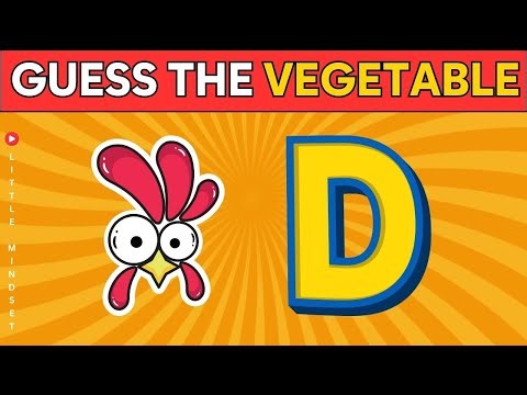 Guess The Vegetable Quiz | Test Your Veggie Knowledge | Fun Brain Game for Kids | Little Mindset