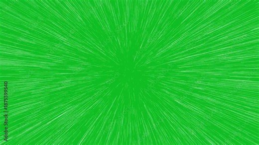 Bright speed of light seamless loop animation on green screen background. Warp drive- Warp speed hyperdive spaceflight. Cosmic light burst- Wormhole dazzling star trails inspired sci fi classics.